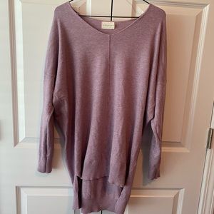 Women’s lilac purple tunic sweater dreamers M/L